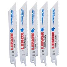 LENOX Reciprocating Saw Blades, Metal Cutting, 6-Inch, 14 TPI, 5-Pack - $16.95