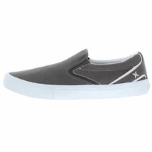 Hurley Men&#39;s Size 8.5 Canvas Slip-on Shoe, Gray - £19.93 GBP