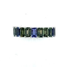 Natural Multicolored Sapphire Ring 6.5 14k Gold 5.76 TCW Certified $3,950 217063 - £1,551.57 GBP