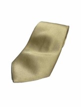 T.M.LEWIN All Silk Cream Yellow Designer Men’s Tie Necktie VTD - $8.67