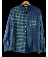 J Crew The Broken In Oxford Button Down Shirt Large Slim Mixed Plaid Tar... - $1,050.07 MXN
