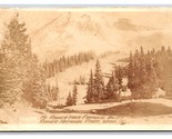 RPPC Mt Rainier From Paradise Valley Washington WA Noll Sepia Photo Post... - £6.36 GBP