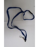 Detachable Ribbon Lanyard Cellphone Key Sling Hook Necklace Blue  Strap 20&quot; - $10.79 CAD