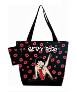 Betty Boop Red Lips &quot;Smooches&quot; Travel Tote Bag - $463.13 MXN