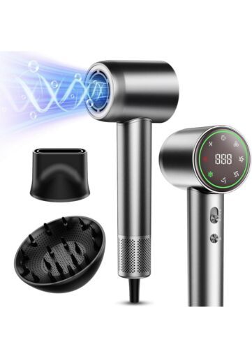Guowo Hair Dryer 160000 RPM Professional High Speed Ionic Blow Dryer for... - $59.39