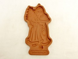 Kriss Kringle Christmas Cookie Mold, Longaberger Pottery, 1991, With Recipes - £11.52 GBP
