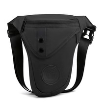 Men Nylon Drop Leg Bag Thigh Fanny Pack For Motorcycle Rider Multi-function Shou - £21.06 GBP