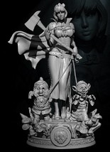 1/24 Resin Model Kit Beautiful Girl Snow White &amp; the Dwarfs Miniature Unpainted - £29.95 GBP