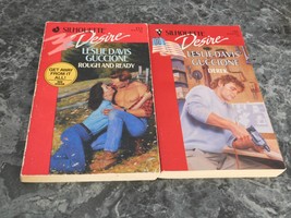 Silhouette Desire Leslie Davis Guccione lot of 2 Contemporary Romance Pa... - $3.99