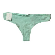 Calvin Klein Light Green Cotton Thong Panty Size Medium New - £7.58 GBP