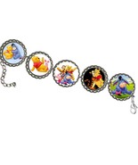 Winnie The Pooh Eeyore Tigger BOTTLE CAP BRACELET  handcraft nice must h... - $204.67 MXN