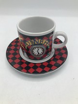 Route 66 Cup Saucer Sakura Roadside Sue Zipkin Espresso Demitasse 1993 Euc - £7.11 GBP
