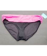 Bikini Bottom Pink Black Size 16 T Swim Suit  - £14.84 GBP