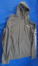 COLUMBIA SPORTSWEAR COMPANY GREY ATHLETIC PULLOVER COLD HOODIE SWEATER XL - $18.57