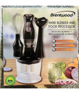 Brentwood HB-38BK 2 Speed Hand Blender and Food Processor with Balloon W... - £18.66 GBP