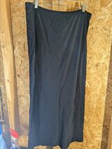 Rafael 2X Nylon Blend Black Skirt - $14.54