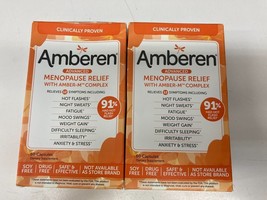 Lot of 2 Ambren Advanced Menopause Relief w Amber-M Complex 120 Caps Tot... - $33.77