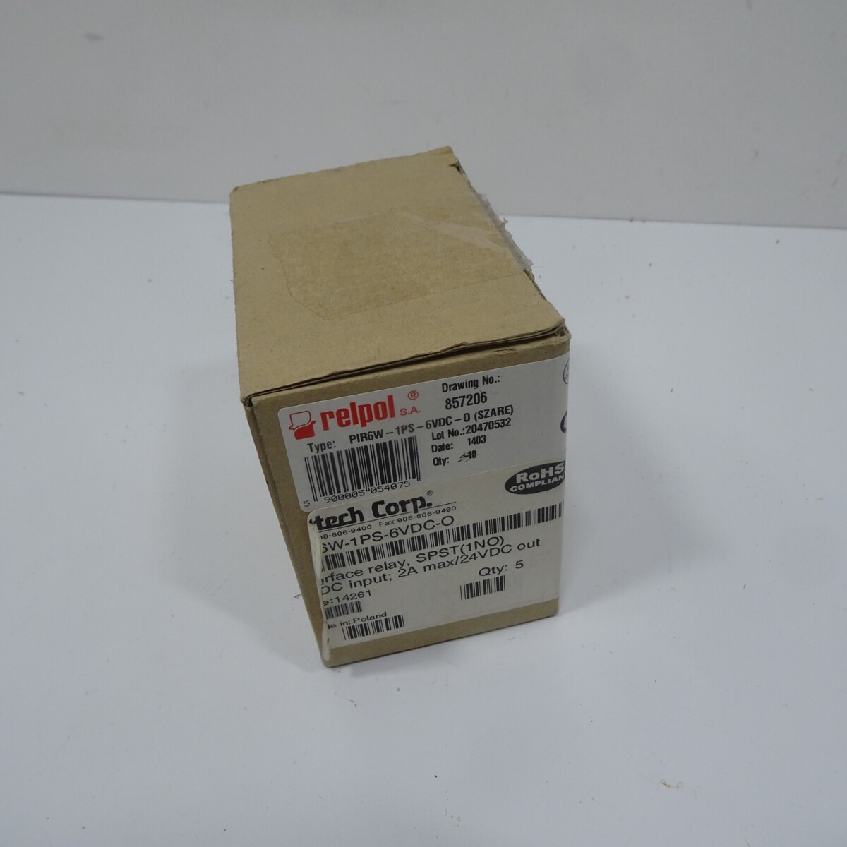 ALTECH: PI6W-1PS-6VDC (Pack of 5) - $22.49