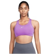 Nike Women's Victory Compression Sports Bra Medium Violet/White BV3636-533 - $40.00