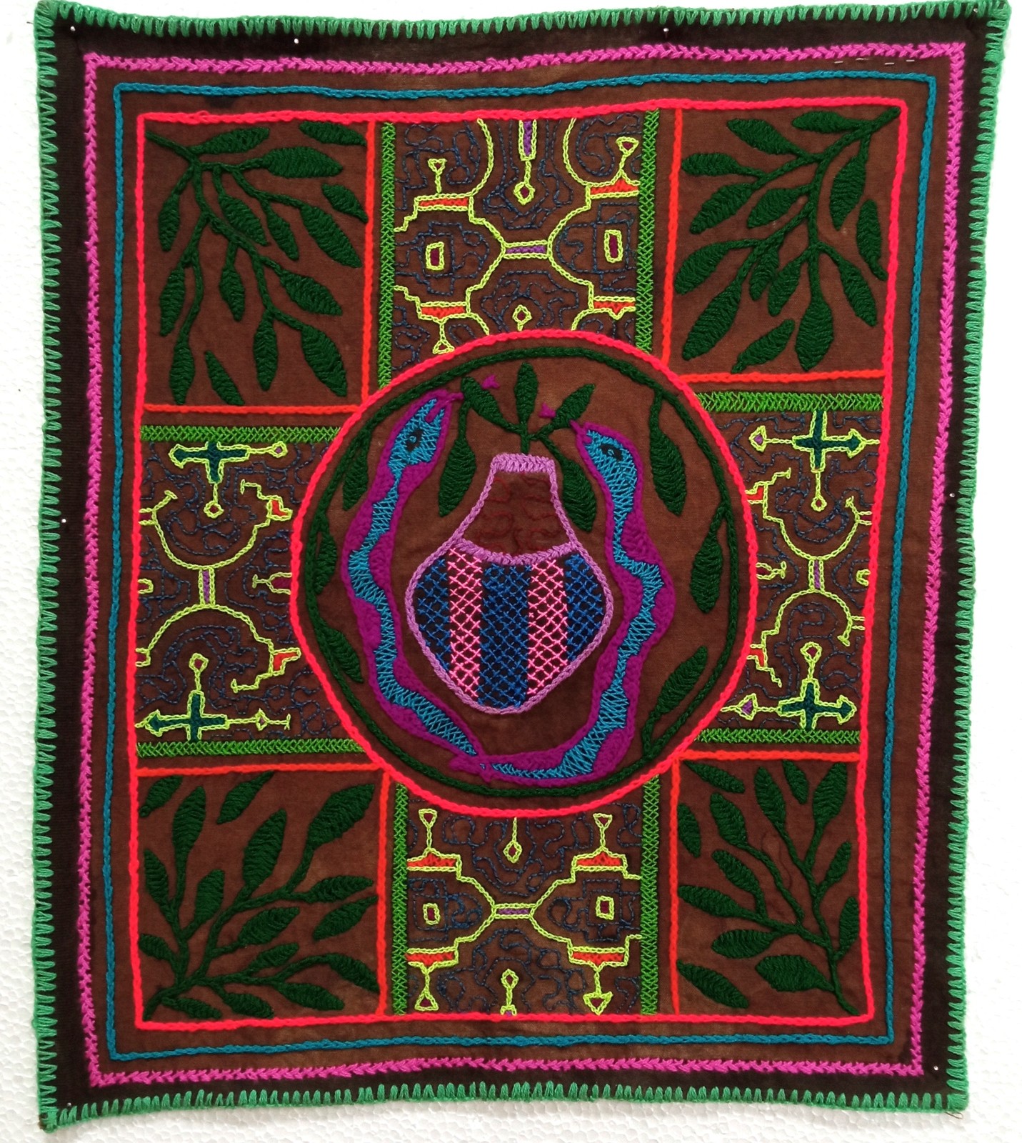 Shipibo Unique embroidery Kambo medicinal cloth 45 - $24.90