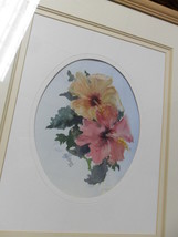 Susanna Anastasia, watercolor bouquet, signed in pencil, professionally framed - £75.17 GBP