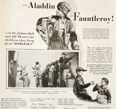 1929 Horlicks Malted Milk Aladdin Advertisement Antique Food Beverage Ephemera - £23.53 GBP