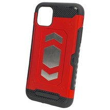 Card Holding Slim Armor Style Case Cover for iPhone 11 Pro Max 6.5″ RED - £6.03 GBP