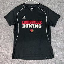 Louisville Cardinals Adidas Womens T Shirt Black Red College NCAA Rowing... - £19.15 GBP