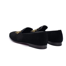 The Lazio Shoe Black Suede Slip-on Loafer Men Shoe image 7