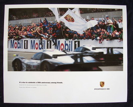 PORSCHE OFFICIAL 993 911 GT1 LE MANS FRIENDS RACECAR SHOWROOM POSTER 1998 - £39.29 GBP
