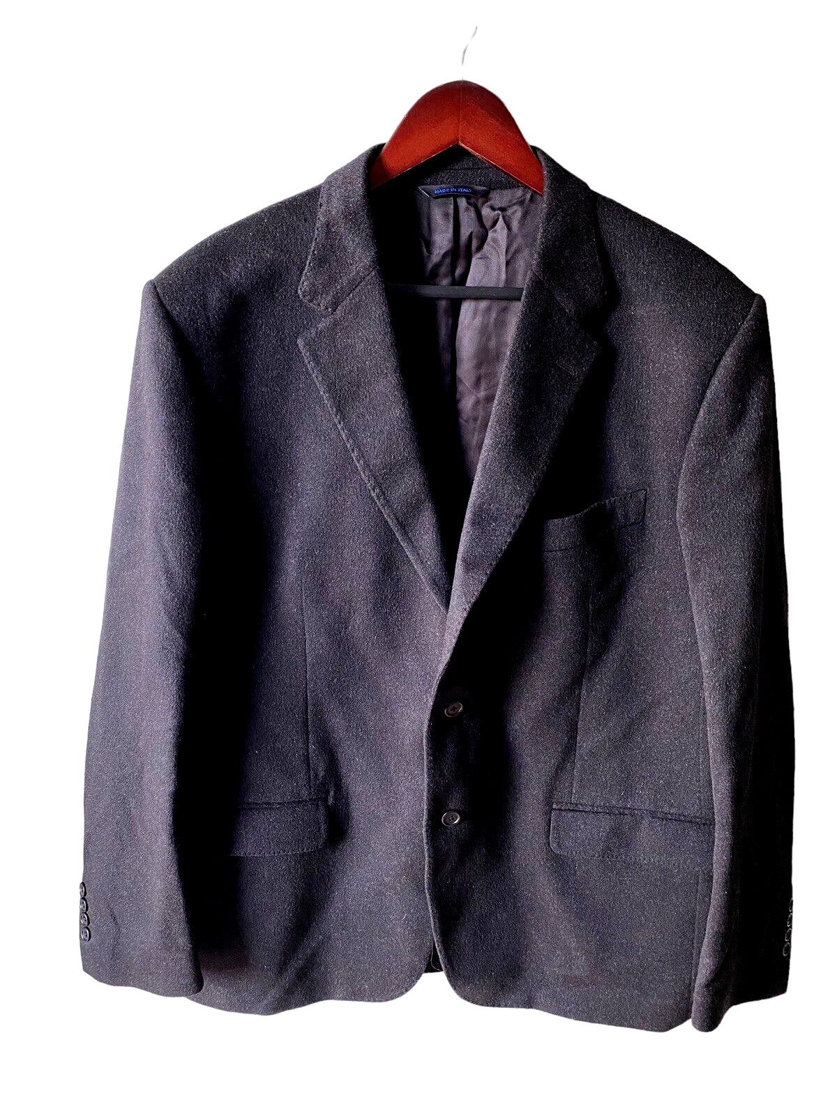 Enzo Mantovani 100% Cashmere Blazer 48R Sport Coat Overcoat Blazer Italy... - $79.69