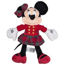 Disney Store Minnie Mouse Plush 16.5&quot; Christmas 2016 - $7.70