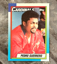 1980s Pedro Guerrero Topps Baseball Card - St. Louis Cardinals Outfielder - €2,54 EUR