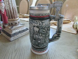 AVON COLLECTIBLE BEER STEIN 1982 TRAIN RAILROAD UNION PACIFIC CERAMARTE ... - £11.59 GBP