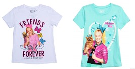 Jojo Siwa Nickelodeon Active Comfort Tees T-Shirts Nwt Girls Sizes 4-5 Or 6-6X - £10.27 GBP