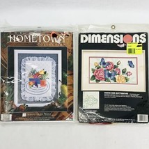 Picture Cross Stitch Kit Lot of 2 Dimensions 3957 Designs For The Needle... - $17.07