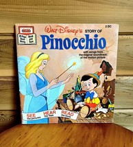 Walt Disney Vintage Read-Along Pinocchio No Cassette 1977 DC 2 - $16.49