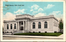 Arkansas Little Rock Public Library 1918 Antique Postcard to Sioux City Iowa - £5.99 GBP