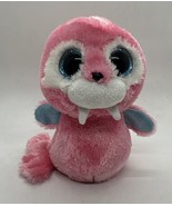 TY Beanie Boos TUSK the Pink Walrus W/ Blue Glitter Eyes No Tags - $146.78 MXN