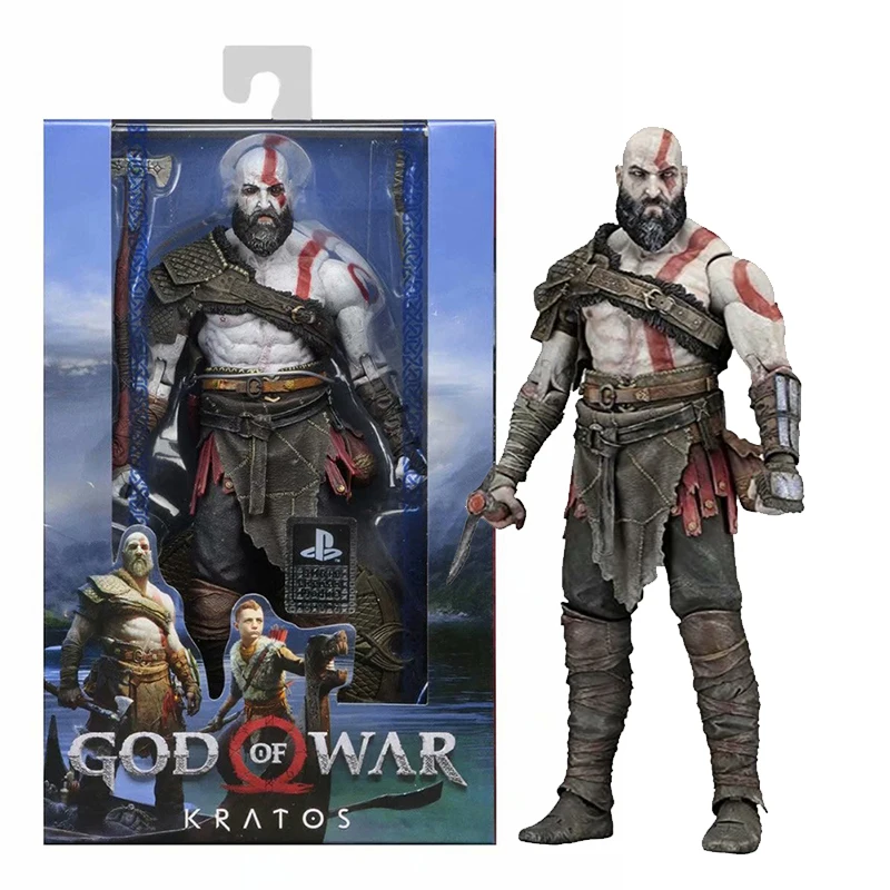 NECA God of War Classic Game PS4 Kratos Action Figure PVC Ghost of Sparta - £30.11 GBP+