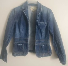 Womens Denim Light Jacket Size M Old Navy Blue, Jacket Para Mujer size M old nav - £11.87 GBP