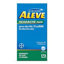 Aleve Headache Pain Reliever &amp; Fever Reducer Tablets, Naproxen Sodium, f... - $19.59