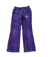 Naartjie Kids Girls Vintage Plum Purple Corduroy Cargo Pants Girls 9 - $272.57 MXN