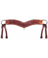 Heavy Duty Hand Tooled Leather Horse Tripping Collar Breast Collar Breas... - £39.16 GBP