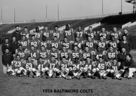1958 BALTIMORE COLTS  8X10 TEAM PHOTO FOOTBALL PICTURE NFL - £3.93 GBP