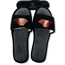 INC Womens Black Tassel Slippers Slides Large (9-10) New - £13.10 GBP