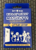 Kids Against Maturity! Let’s Go! Edition.Family Travel Game W/200 New Ca... - $137.41 MXN