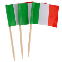 100 Italian Italy Flag Toothpicks - £5.51 GBP