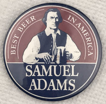 Samuel Adams Pin Button Vintage Best Beer In America - £9.68 GBP