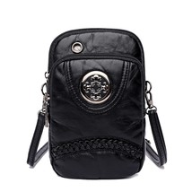Fashion Luxury Sequined Mini Cell Phone Purse Weave Crossbody Bags for Women New - £20.53 GBP